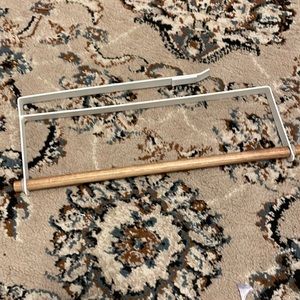 Under cabinet paper towel holder